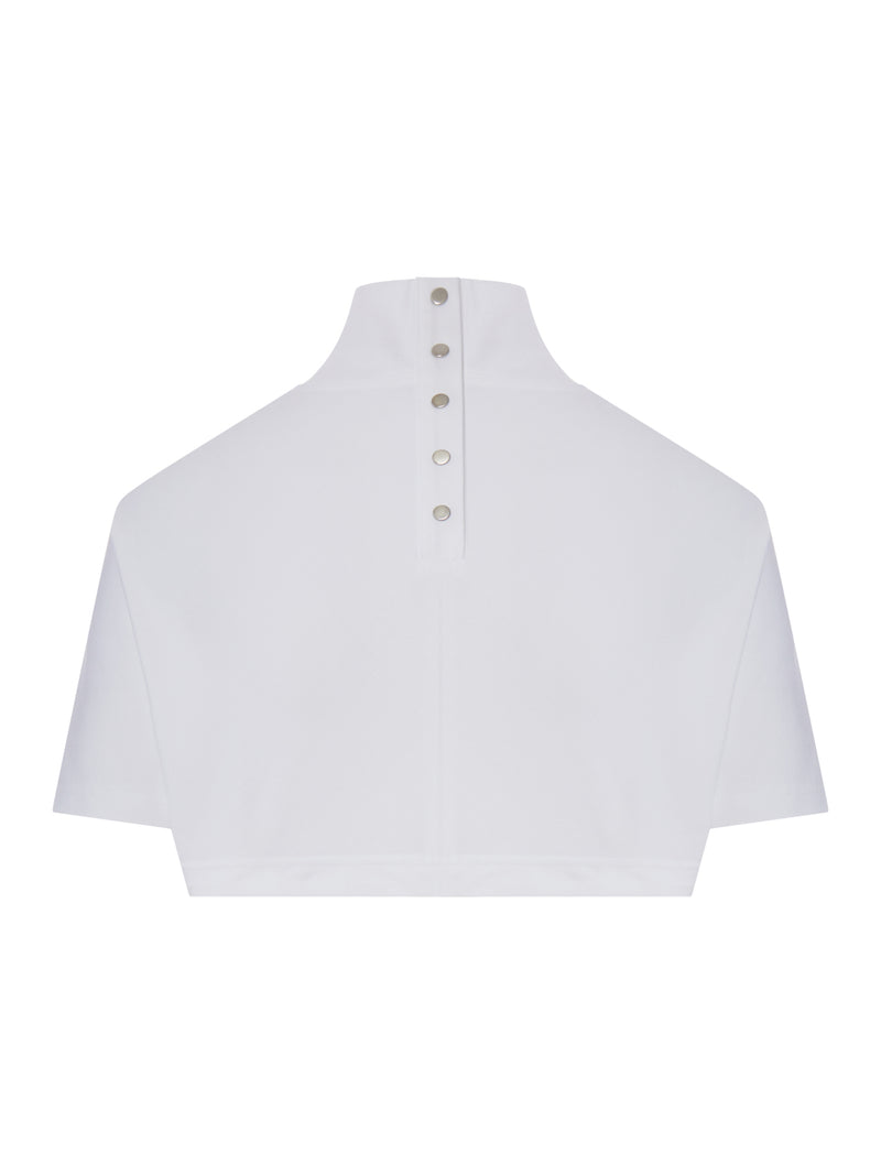 Alaia Women Short Cotton Jersey T-Shirt ALAIA