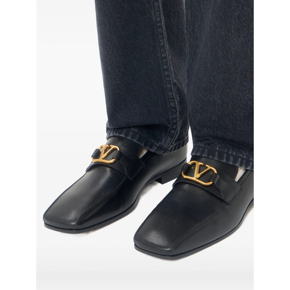 Valentino Garavani Black Loafers Men VALENTINO GARAVANI