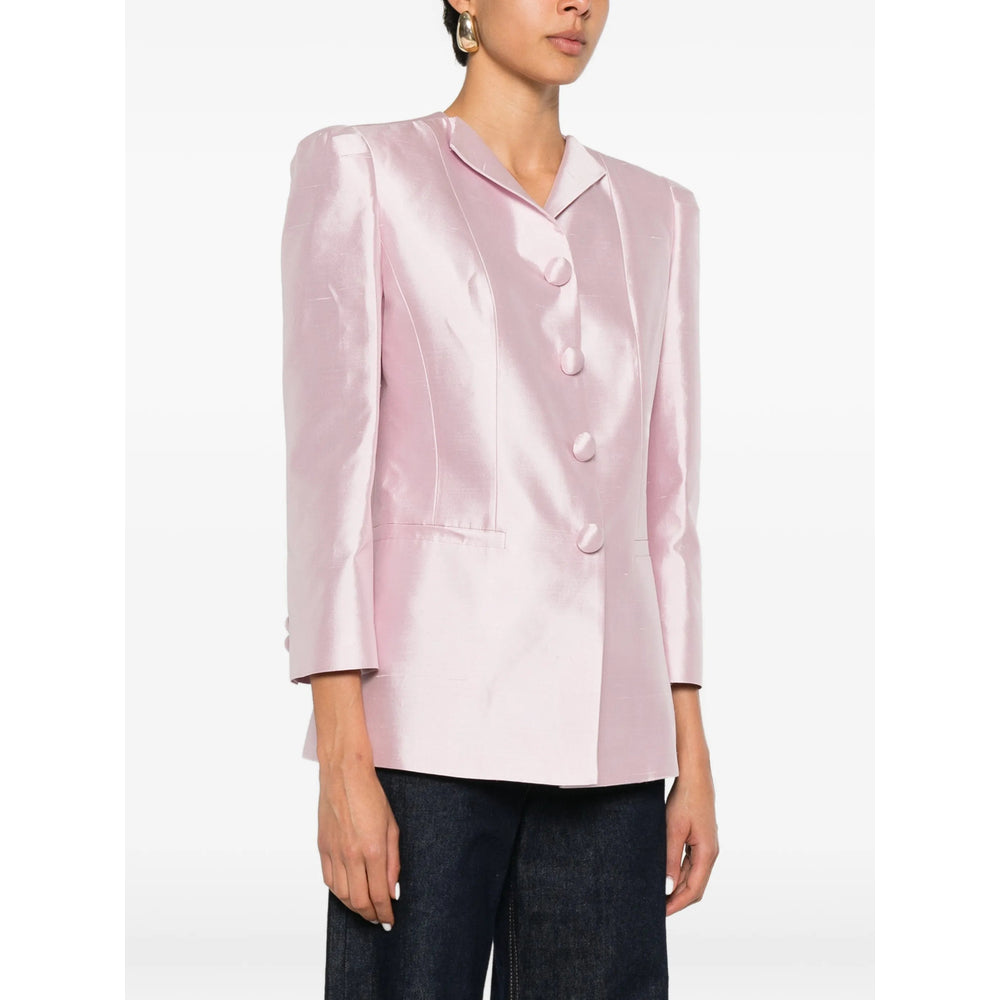 Valentino Pink Jackets - Fitted Jackets Women VALENTINO