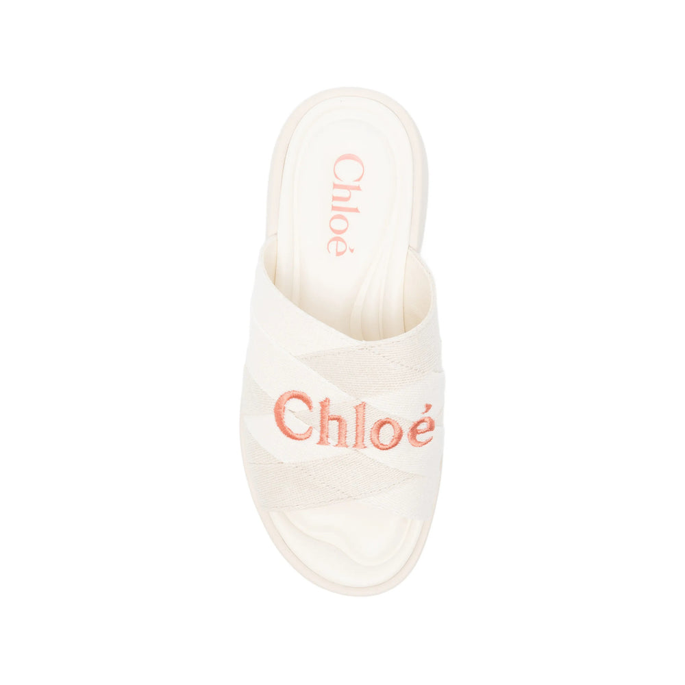 Chloé Neutrals Flip-Flops & Slides Women CHLOE