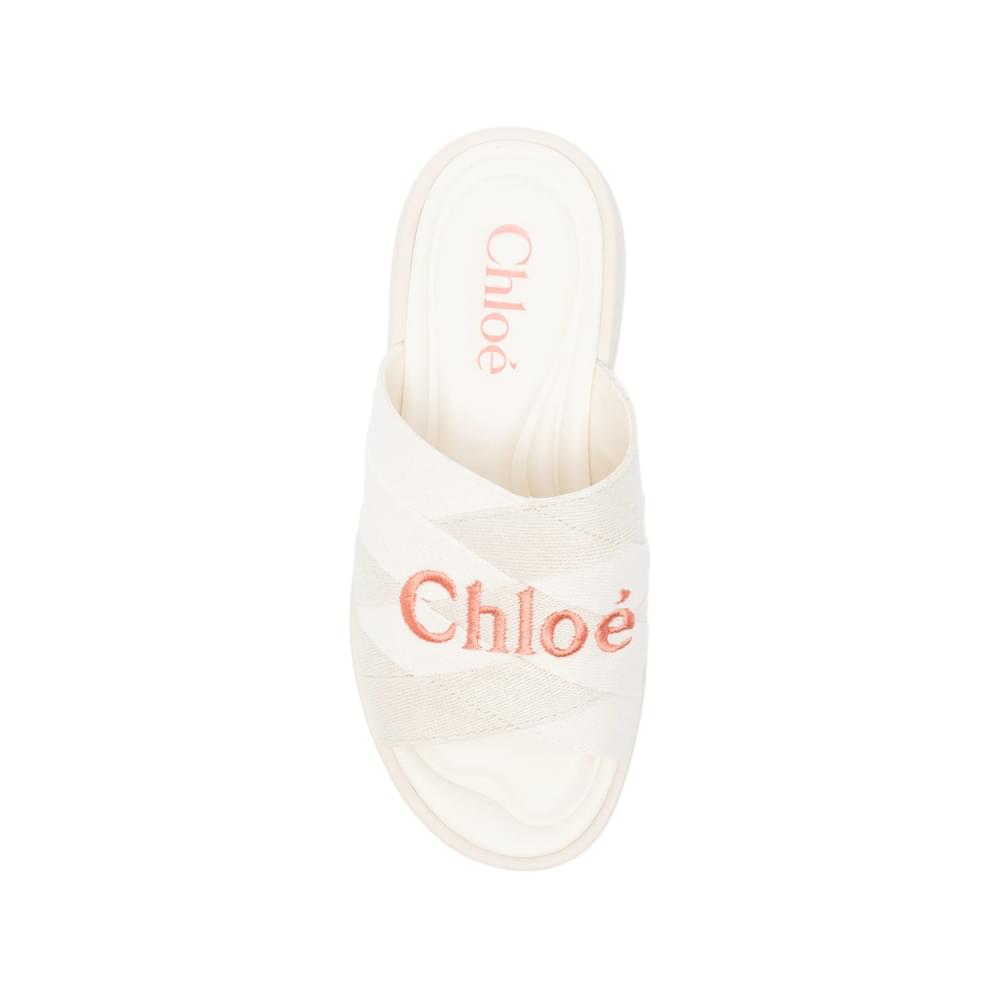 Chloé Neutrals Flip-Flops & Slides Women CHLOE