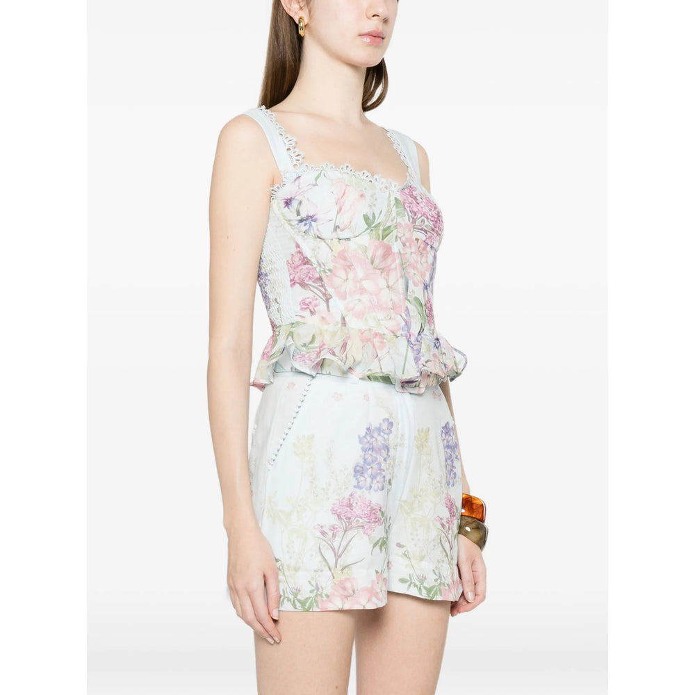 Charo Ruiz Blue Tops - Vests & Tank Tops Women CHARO RUIZ
