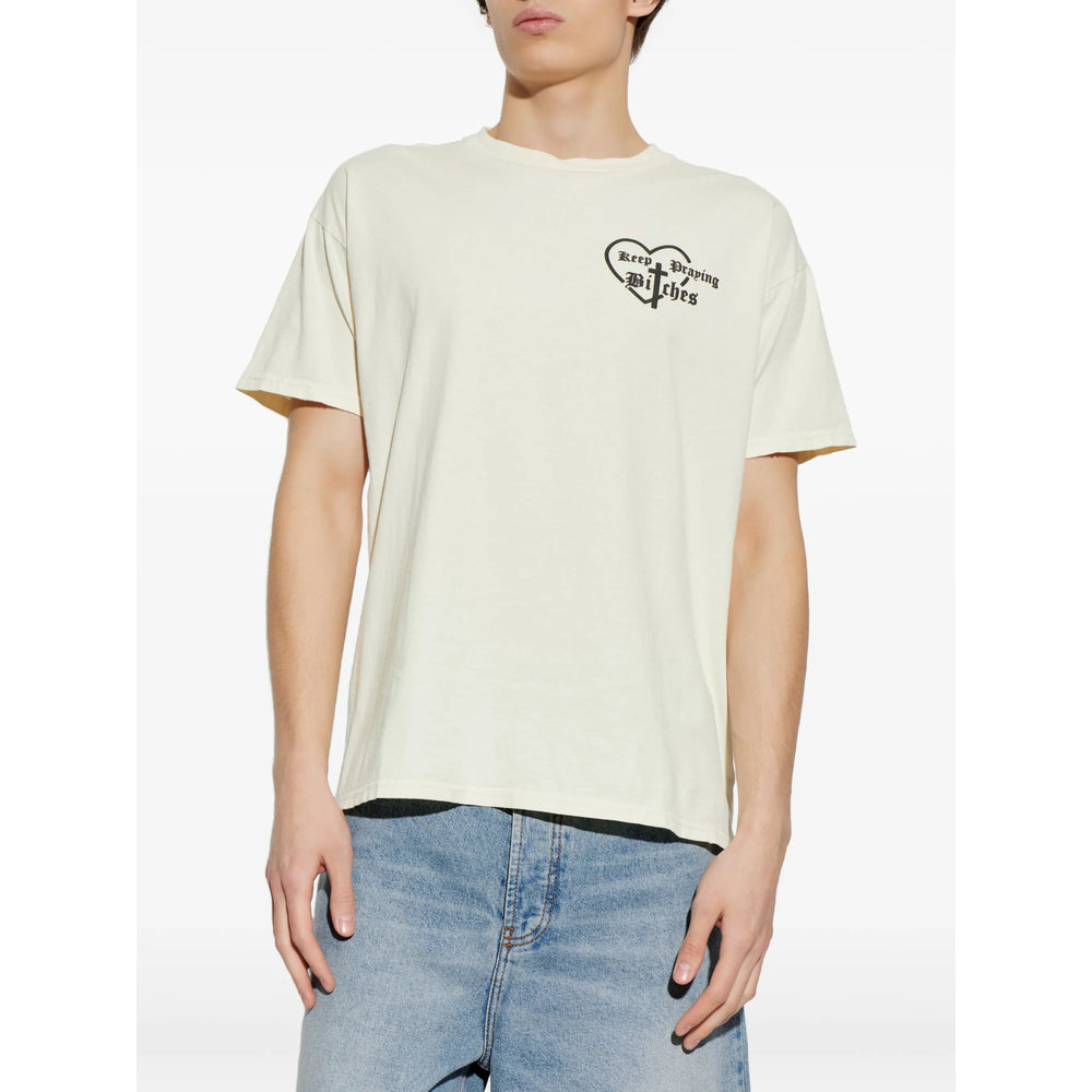 Willy Chavarria Neutrals T-Shirts & Vests - T-Shirts Men Willy Chavarria