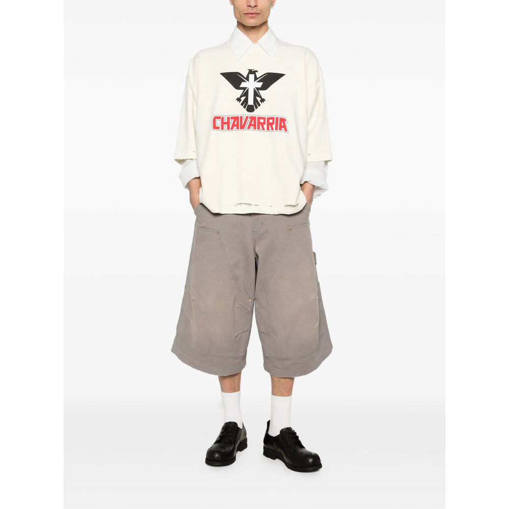 Willy Chavarria Neutrals T-Shirts & Vests - T-Shirts Men Willy Chavarria