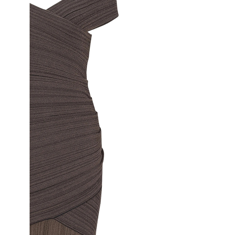 Balmain Brown Dresses - Evening Dresses Women BALMAIN