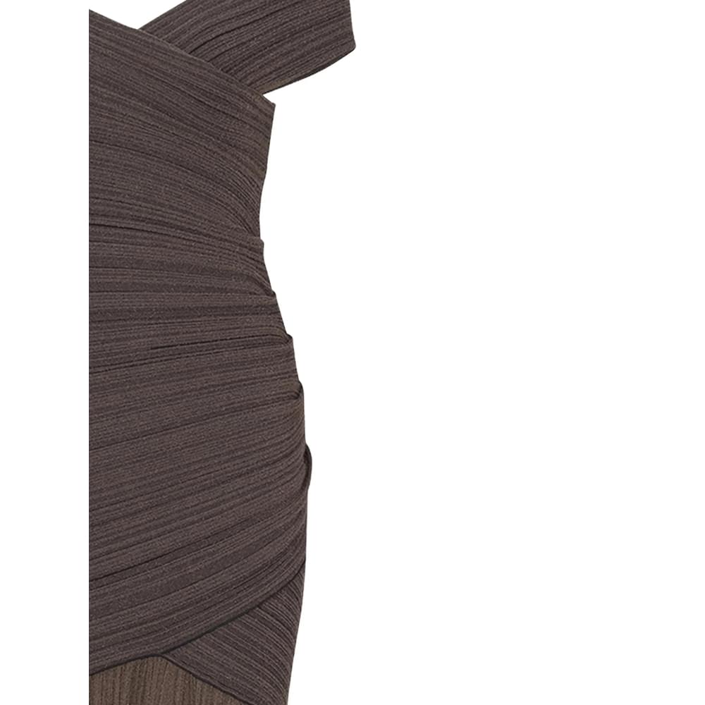 Balmain Brown Dresses - Evening Dresses Women BALMAIN