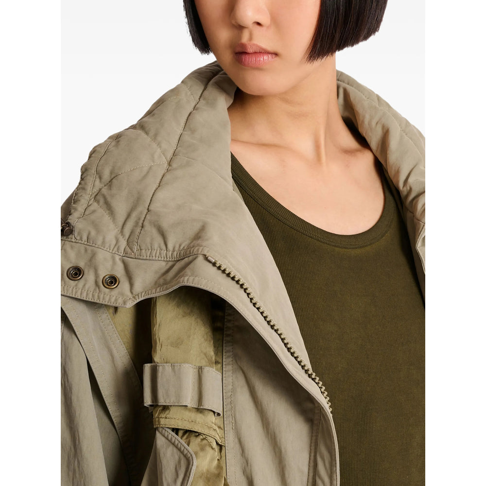 Balmain Green Jackets - Bomber Jackets Women BALMAIN