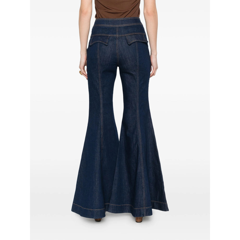 Zimmermann Blue Denim - Flared Jeans Women ZIMMERMANN