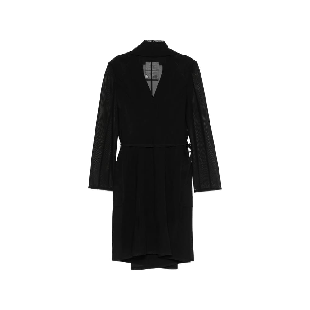 Junya Watanabe Black Coats - Double Breasted & Peacoats Women JUNYA WATANABE