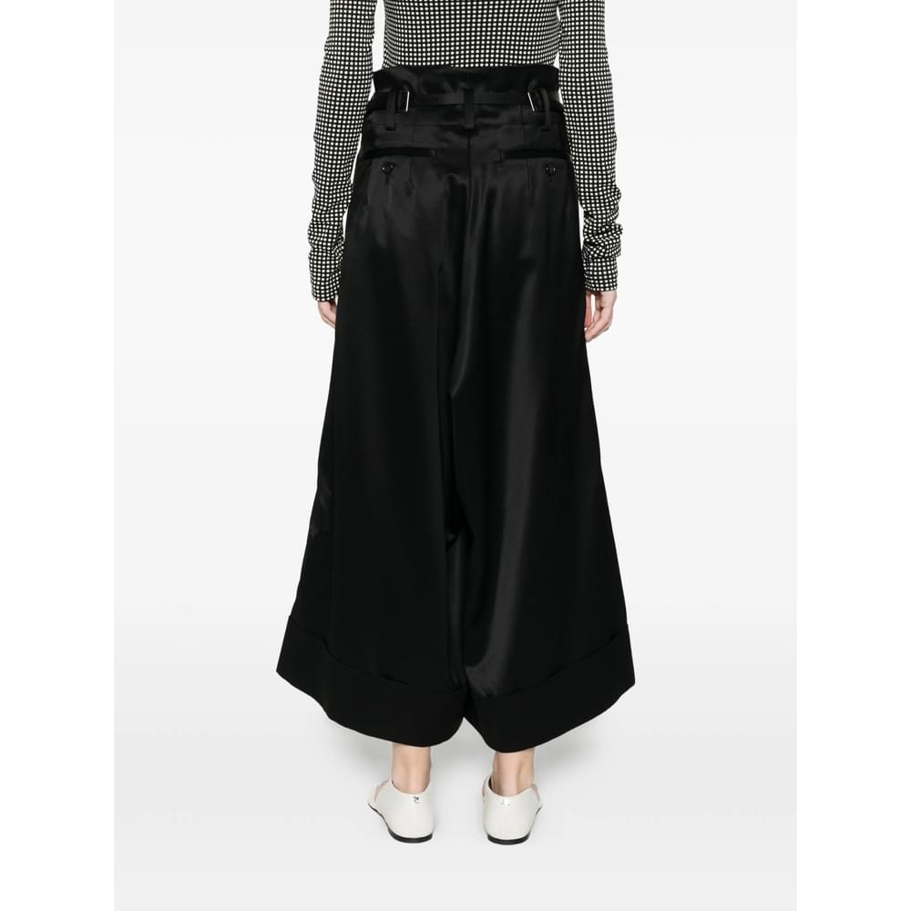 Junya Watanabe Black Trousers - Cropped Trousers Women JUNYA WATANABE