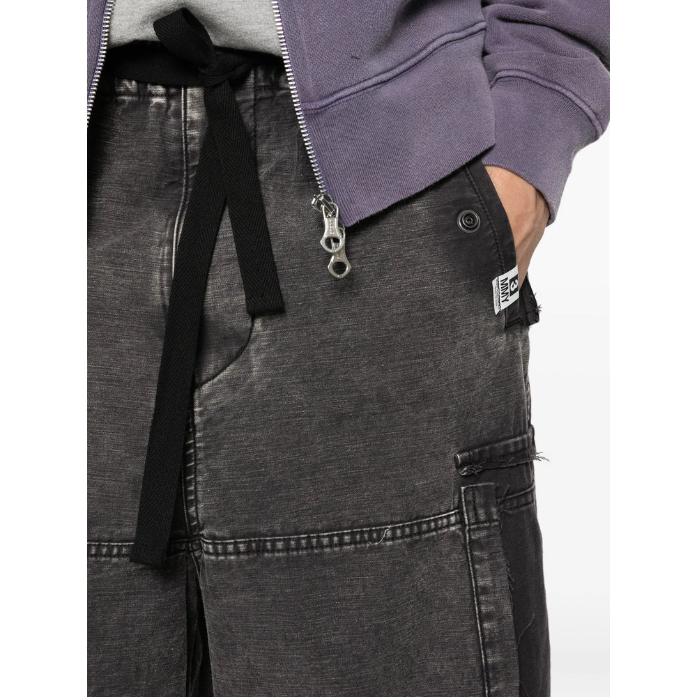 Maison Mihara Yasuhiro Grey Trousers - Loose Fit Men MAISON MIHARA YASUHIRO