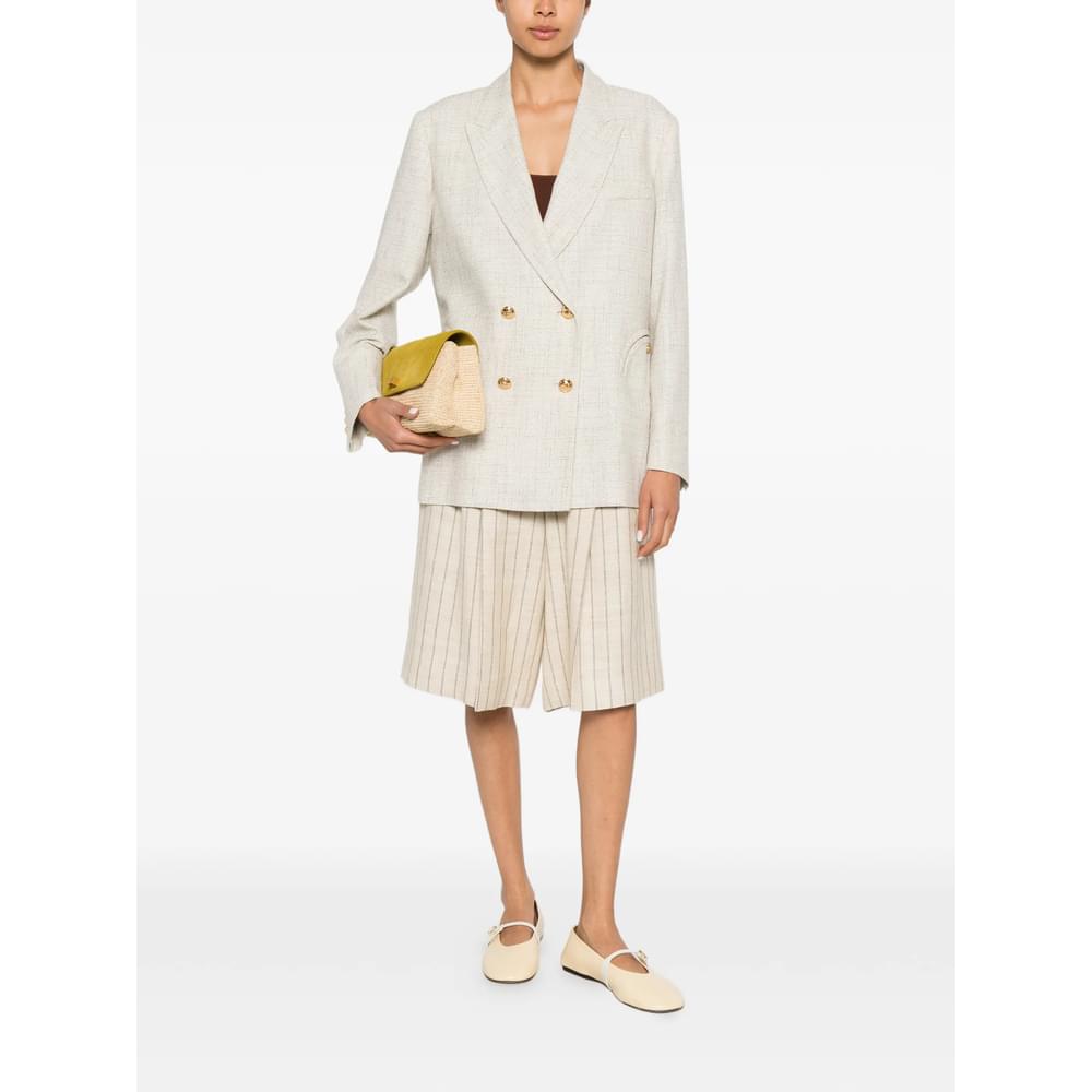 Blazé Milano Neutrals Jackets - Tweed Jackets Women BLAZE MILANO