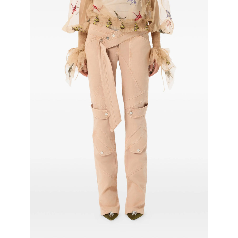 Blumarine Neutrals Trousers - Flared Trousers Women BLUMARINE