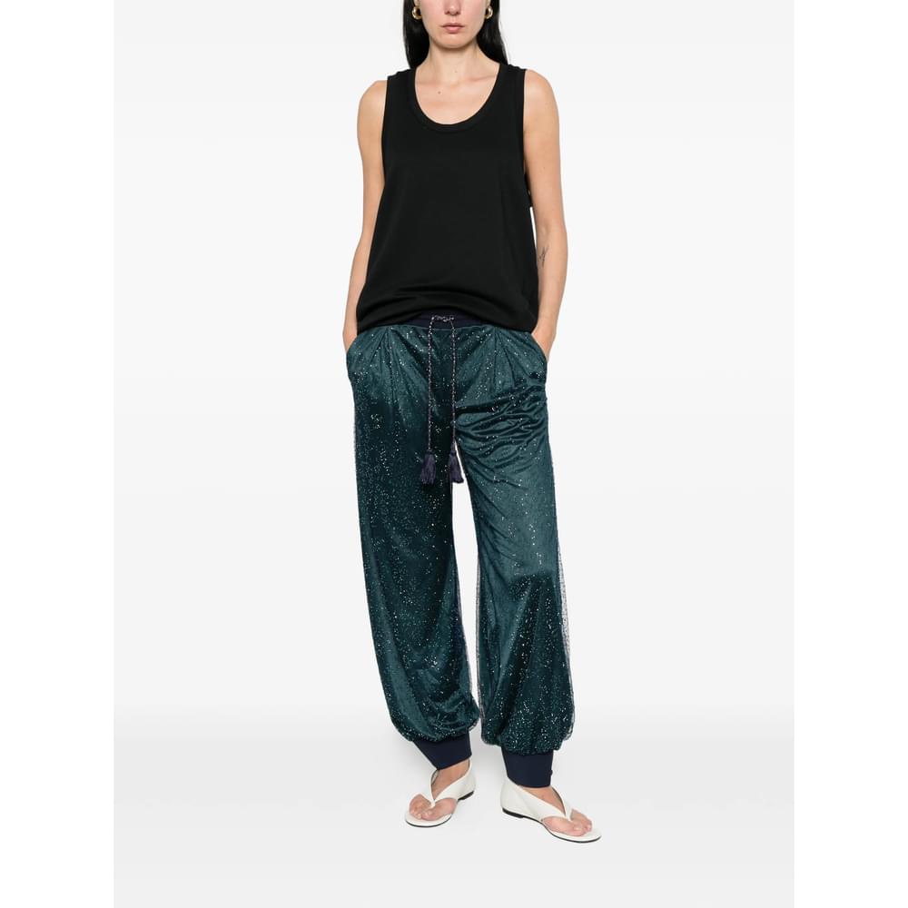 Giorgio Armani Blue Trousers - Tapered Trousers Women GIORGIO ARMANI