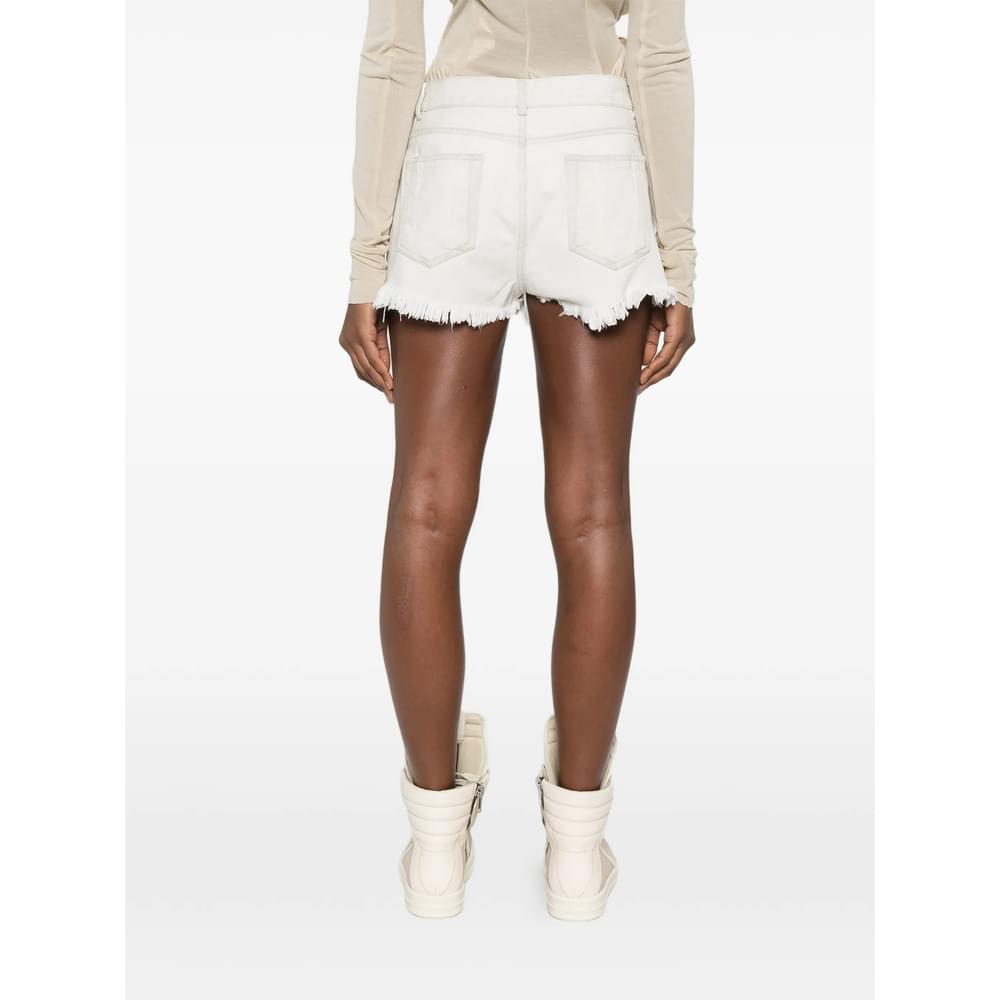 Rick Owens Neutrals Shorts - Mini Shorts Women RICK OWENS