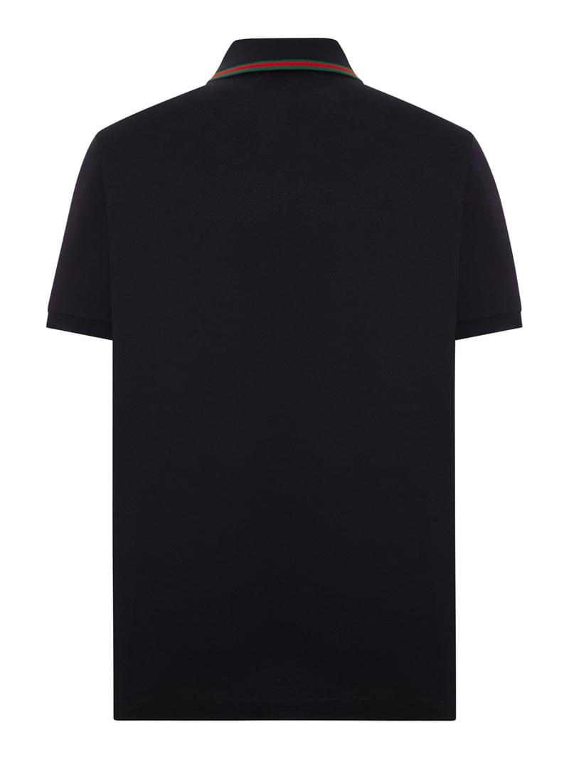Gucci Men Cotton Piqué Jersey Polo GUCCI