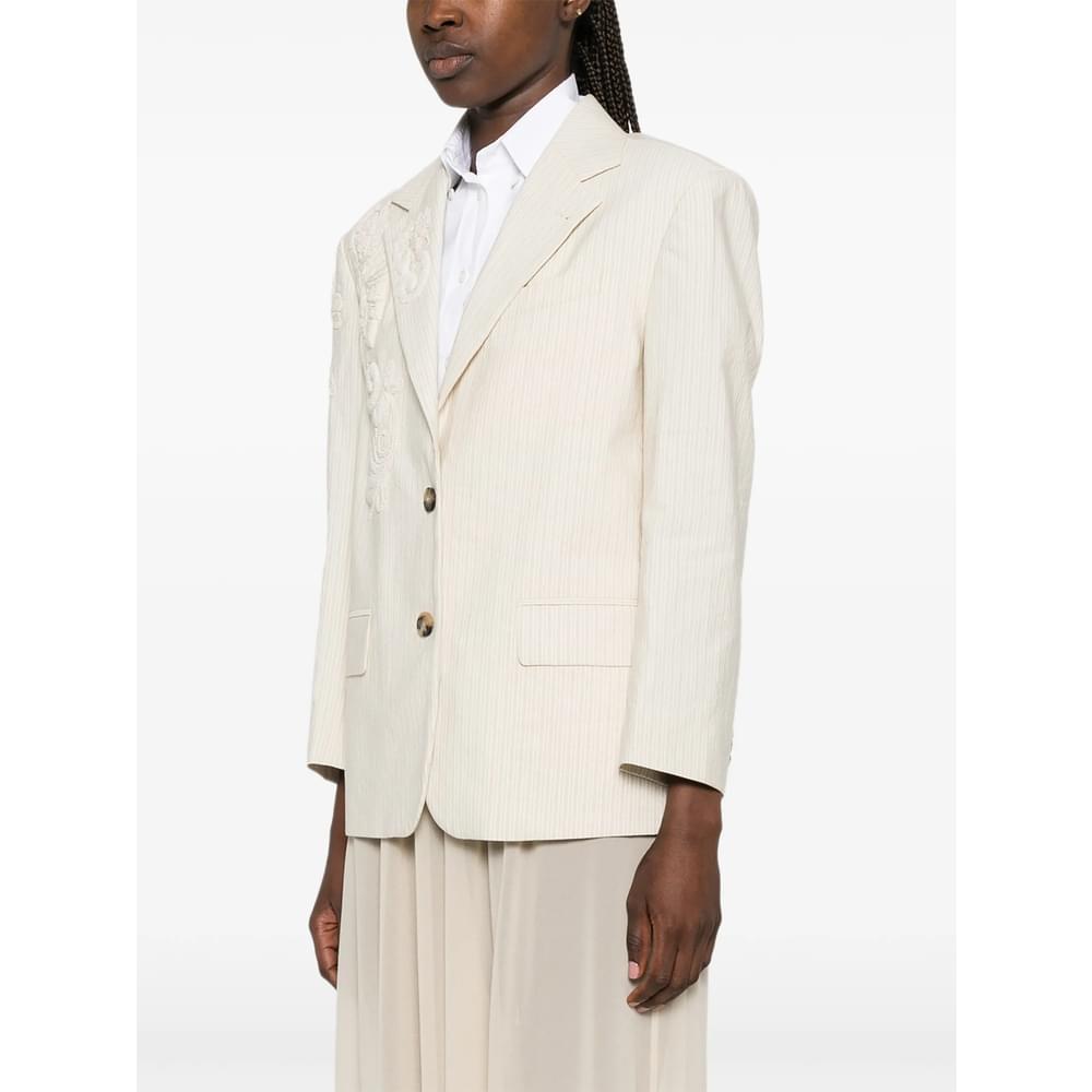 Dries Van Noten Neutrals Jackets - Blazers Women DRIES VAN NOTEN