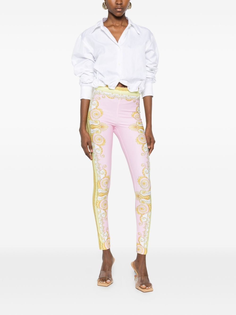 Versace Women Leggings Stampati Primavera Barocco VERSACE