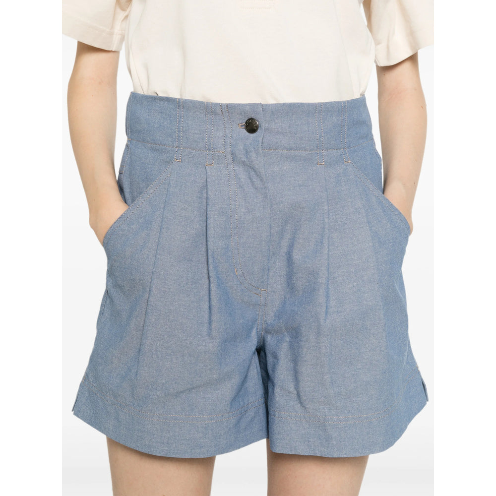 Moncler Grenoble Blue Shorts - Short Shorts Women MONCLER GRENOBLE