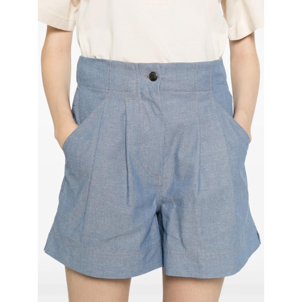 Moncler Grenoble Blue Shorts - Short Shorts Women MONCLER GRENOBLE