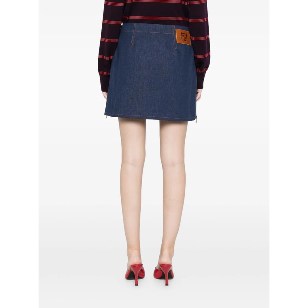 Fendi Blue Skirts - A-Line Skirts Women FENDI