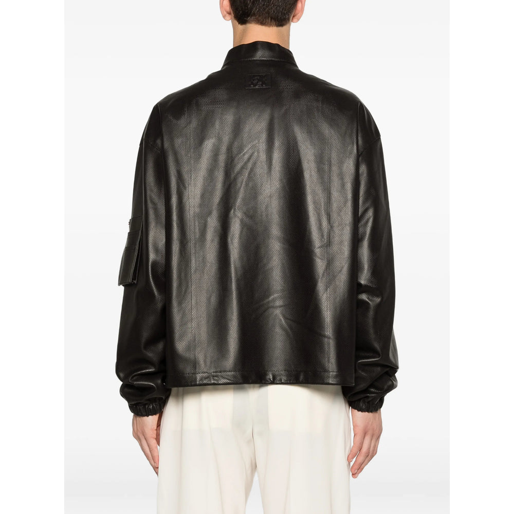 Fendi Black Jackets - Leather Jackets Men FENDI