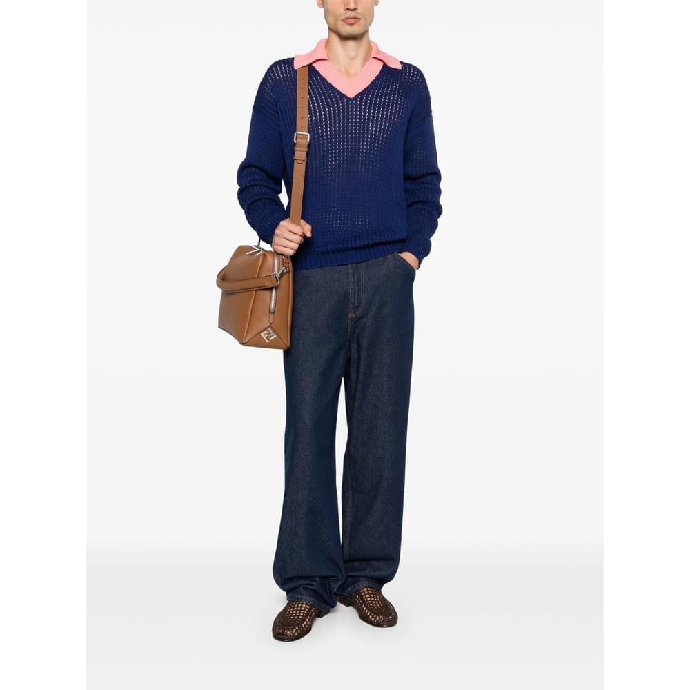 Fendi Blue Sweaters & Knitwear - Jumpers Men FENDI