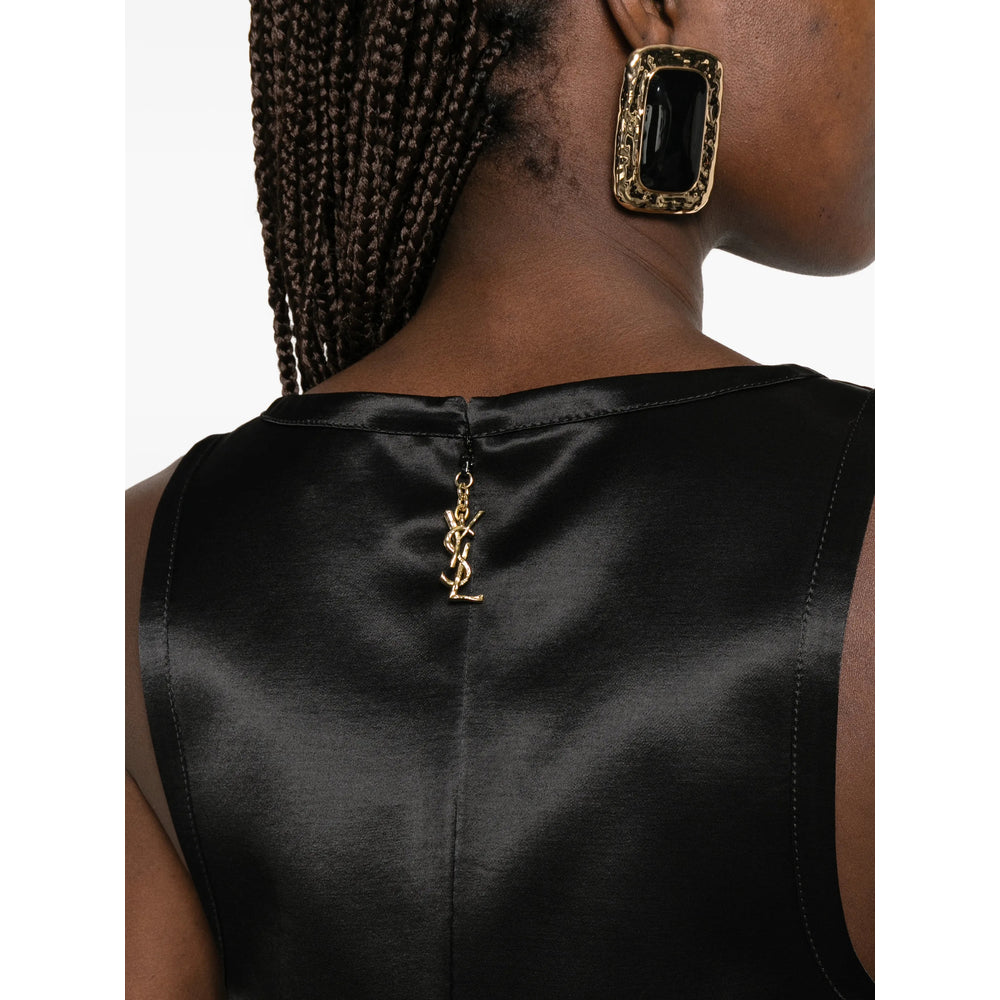 Saint Laurent Black Tops - Vests & Tank Tops Women SAINT LAURENT