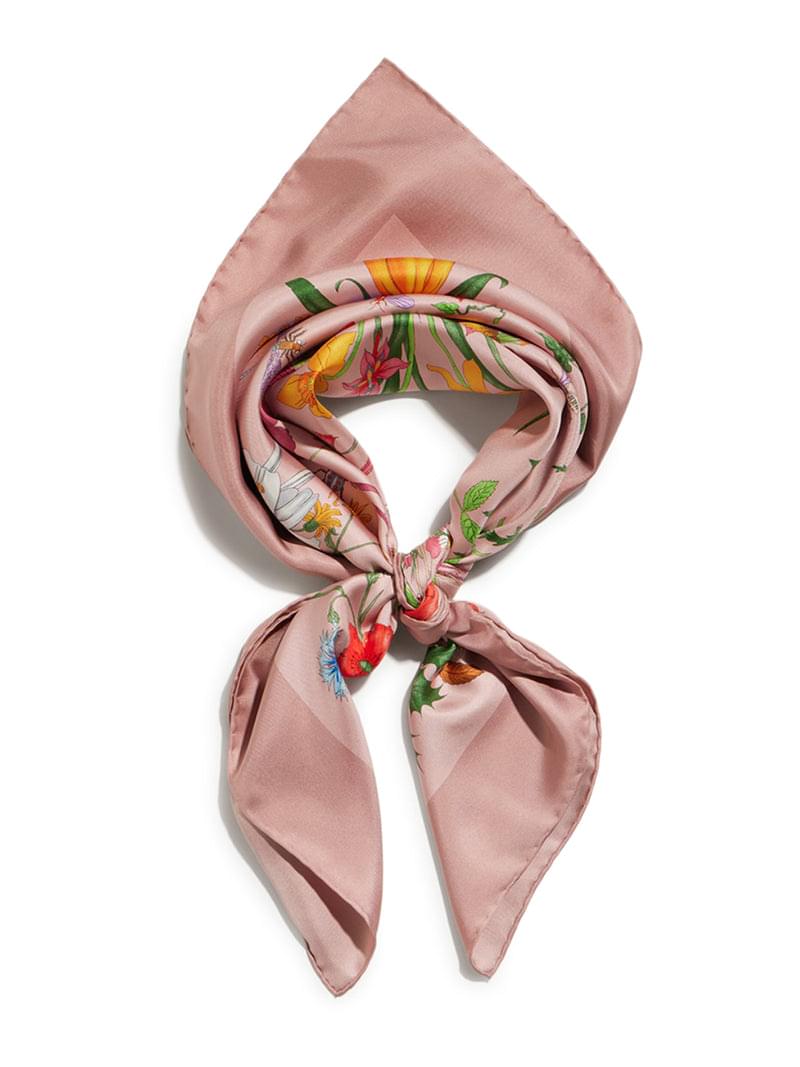 Gucci Women Printed Silk Twill Scarf GUCCI