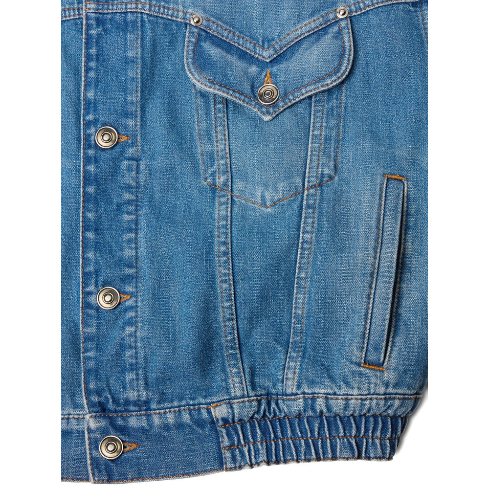 Versace Blue Jackets - Denim Jackets Men VERSACE