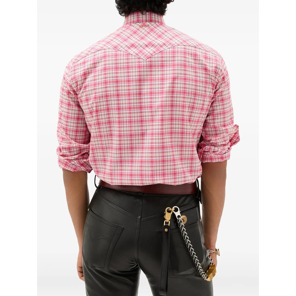 Versace Red Shirts Men VERSACE