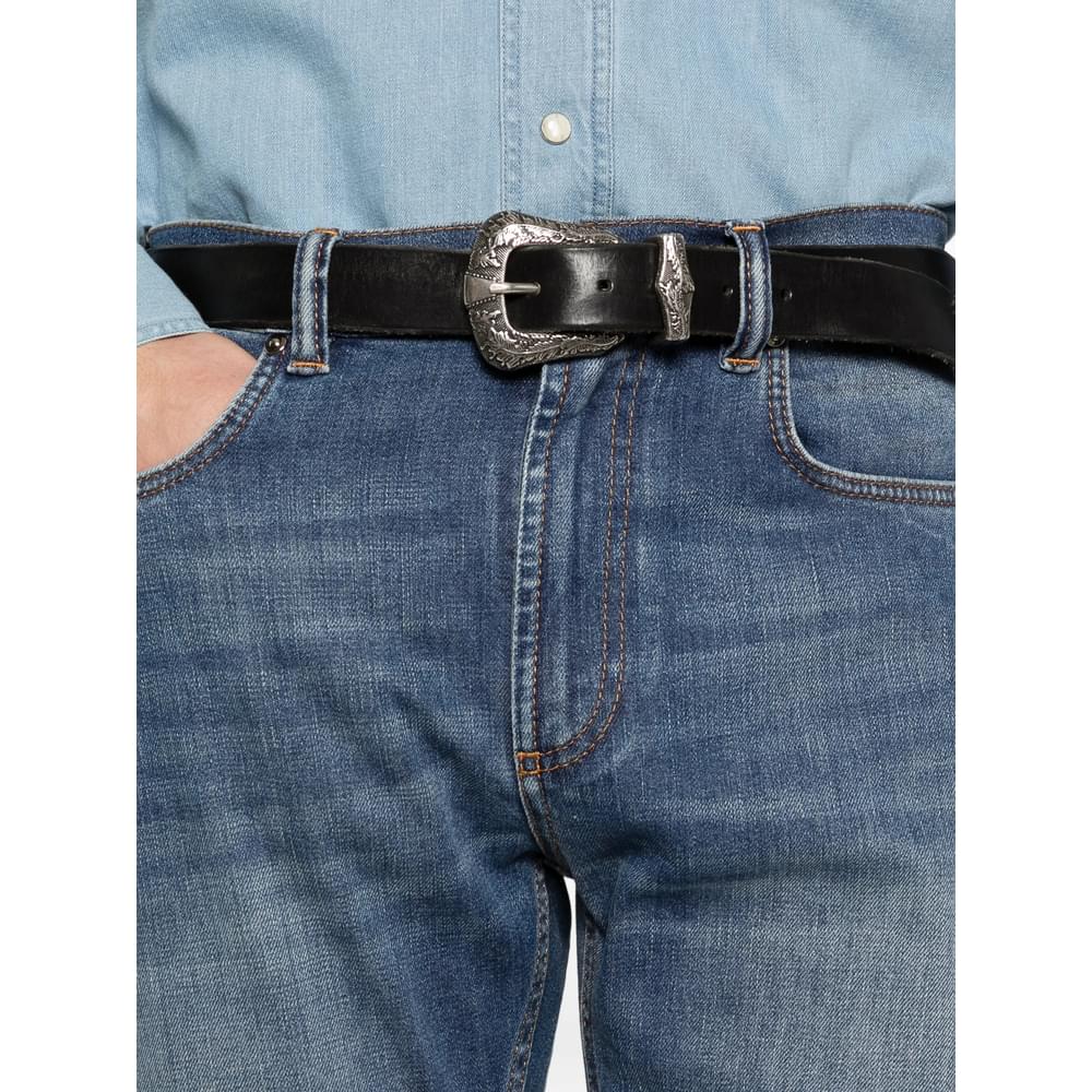 Versace Blue Denim - Regular & Straight-Leg Jeans Men VERSACE