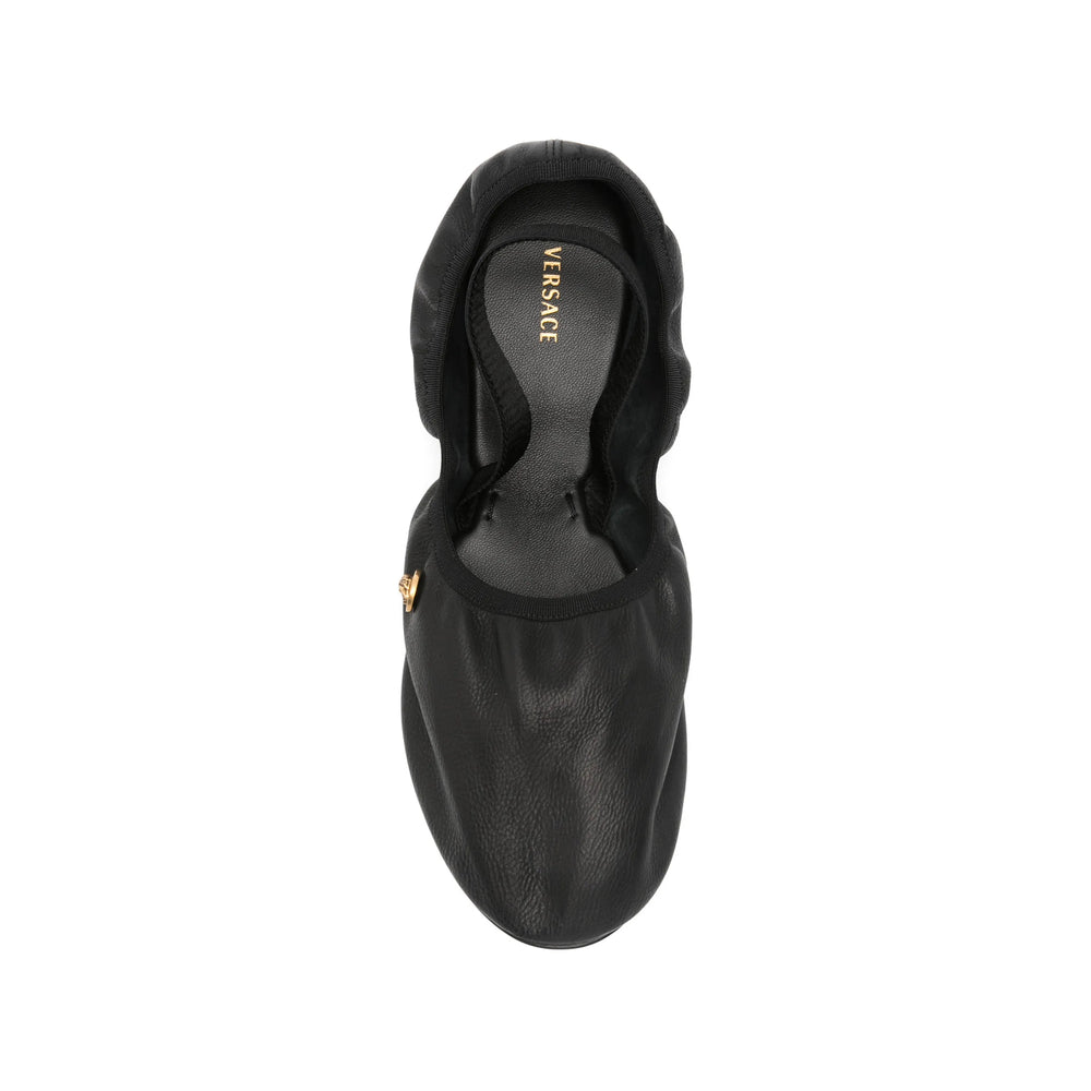 Versace Black Ballet Flats Women VERSACE