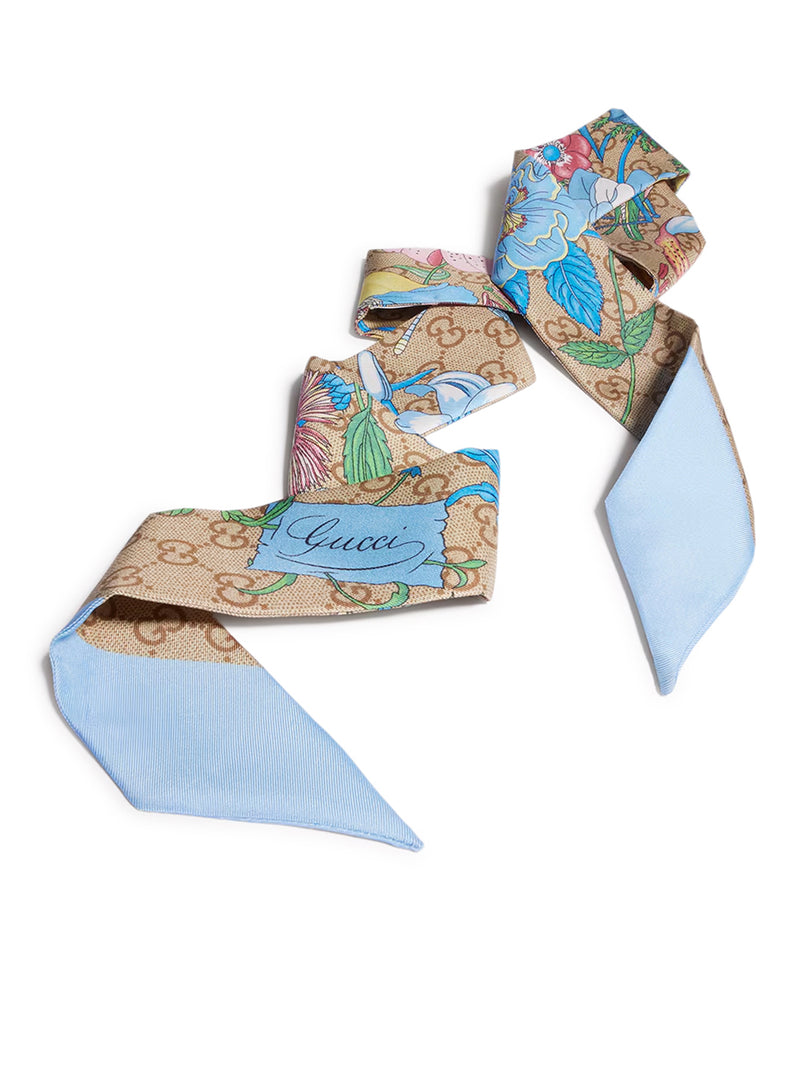 Gucci Women Flora Scarf In Printed Silk GUCCI