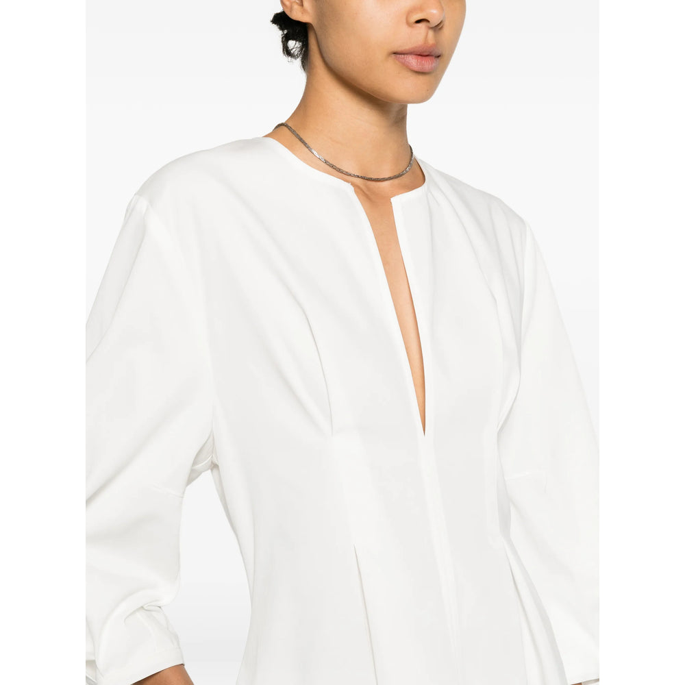 Toteme White Dresses - Day Dresses Women TOTEME