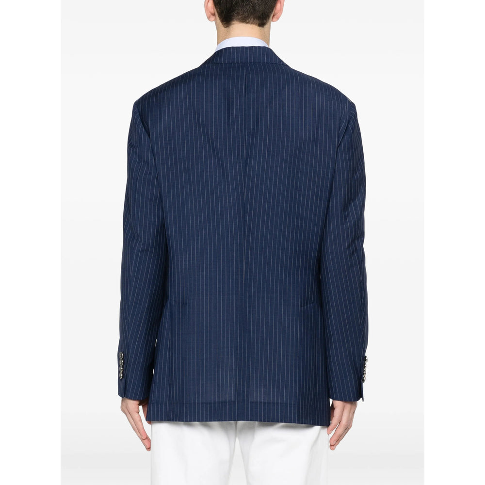 Brunello Cucinelli Blue Jackets - Blazers Men BRUNELLO CUCINELLI