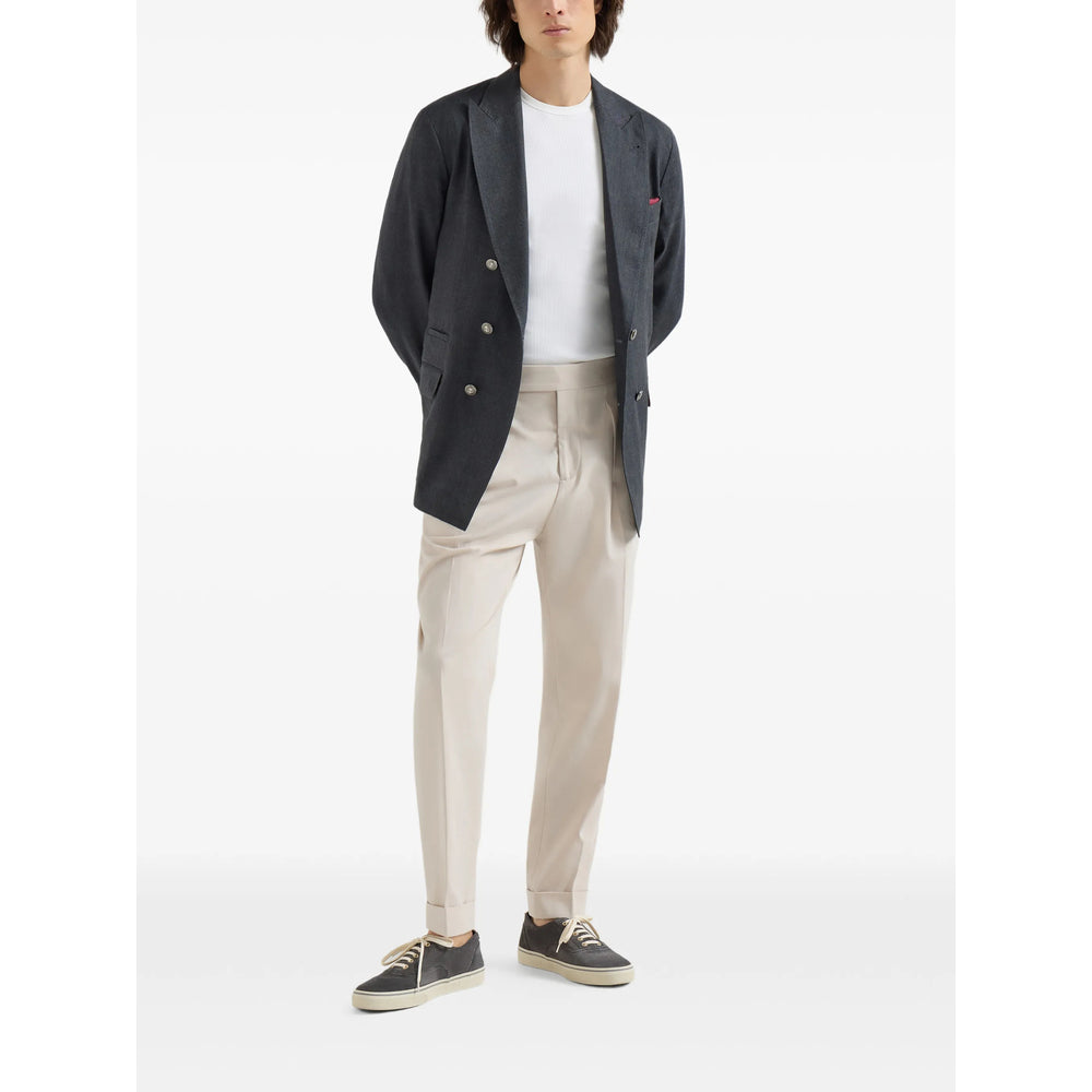 Brunello Cucinelli Grey Trainers - Low-Tops Men BRUNELLO CUCINELLI