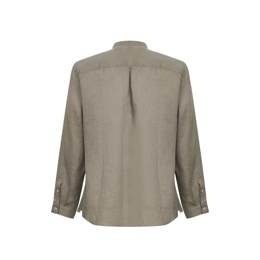 Brunello Cucinelli Grey Shirts Men BRUNELLO CUCINELLI