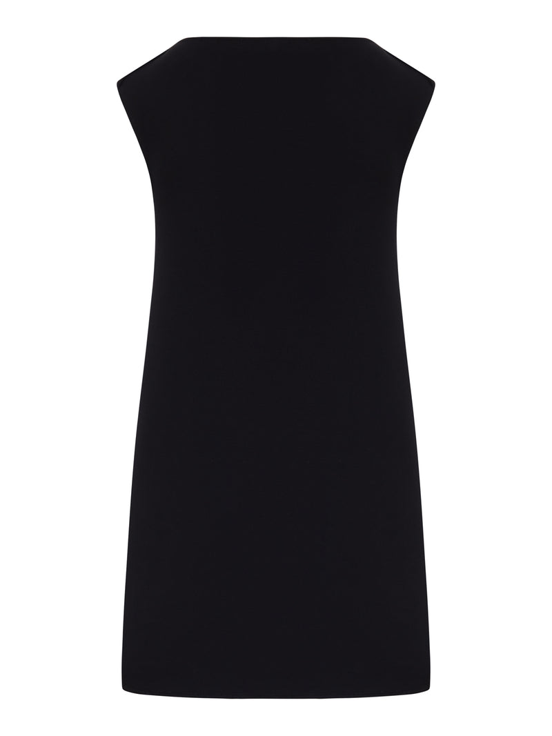 Celine Women Wool Blend Dress With Triomphe Logo CELINE