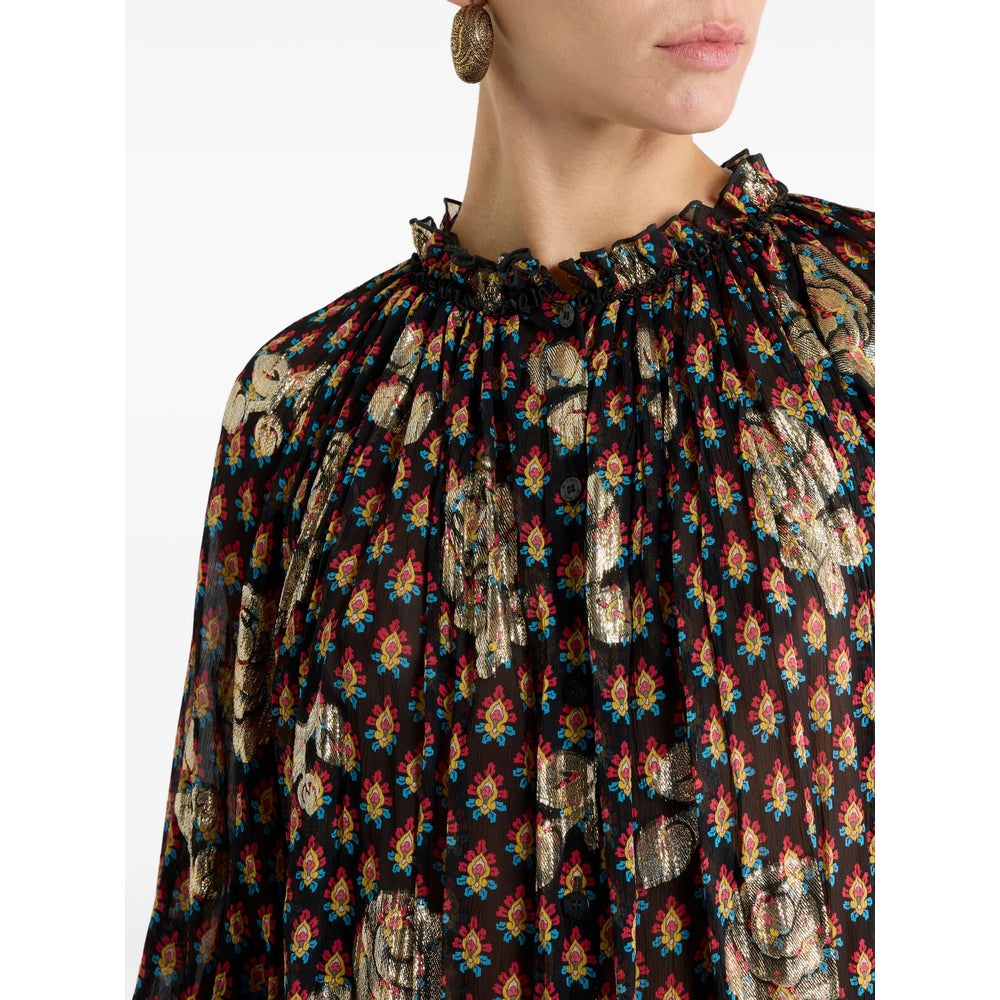 Etro Black Tops - Blouses Women ETRO