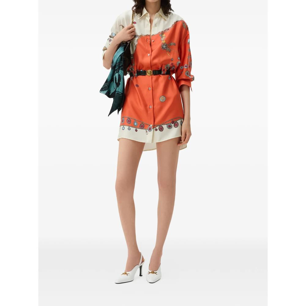 Versace Orange Dresses - Day Dresses Women VERSACE