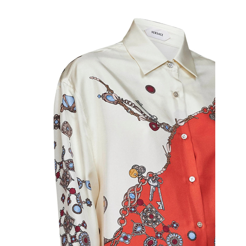 Versace White Tops - Shirts Women VERSACE