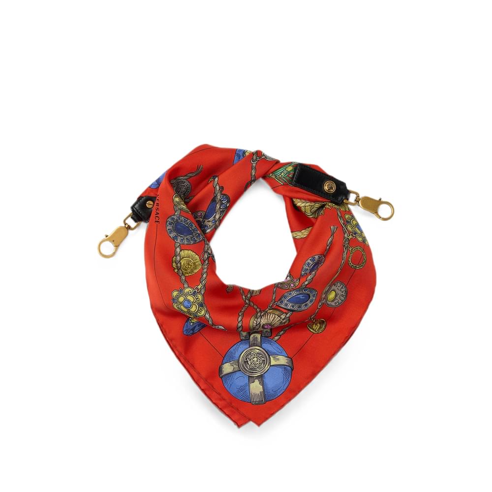Versace Red Scarves Women VERSACE