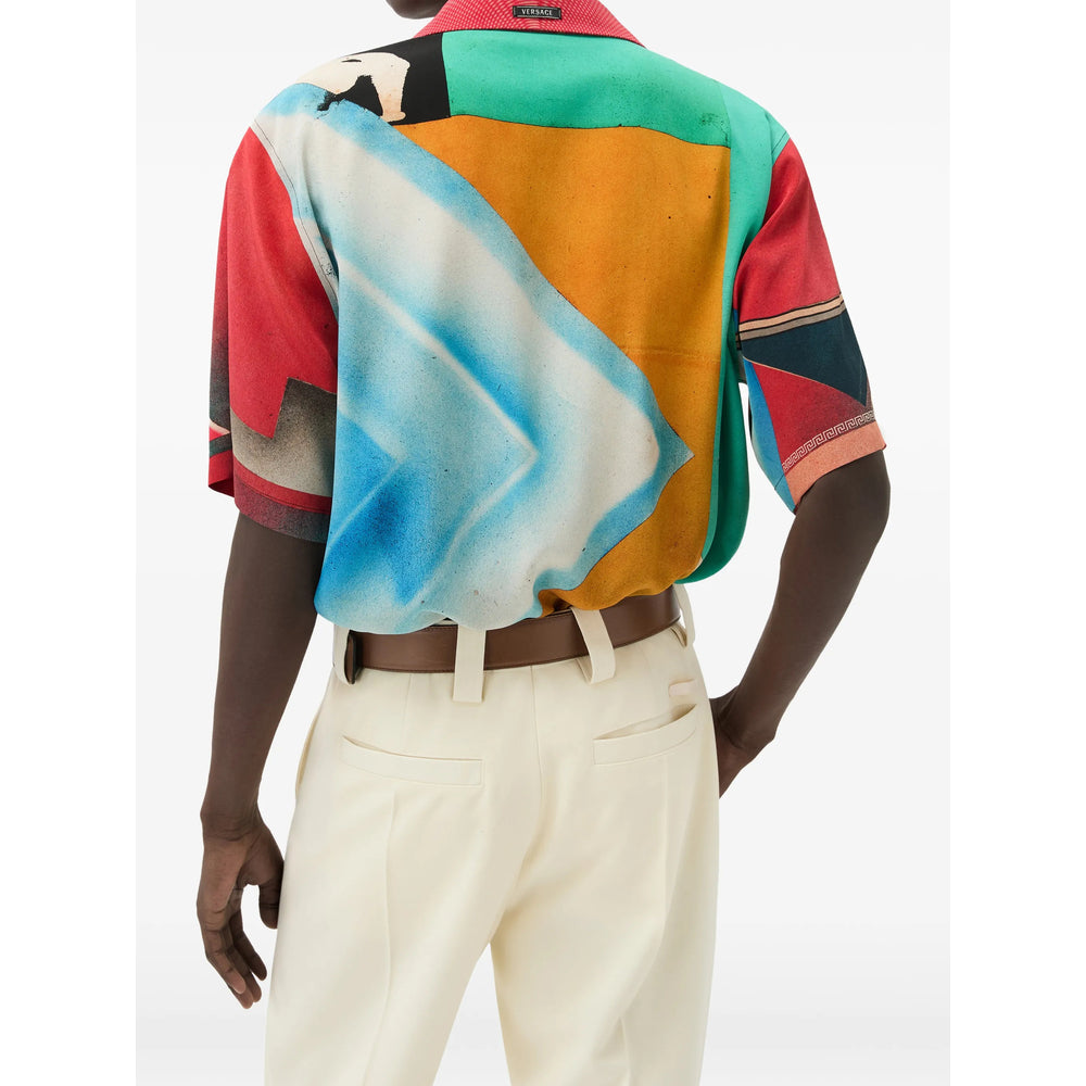 Versace Red Shirts Men VERSACE