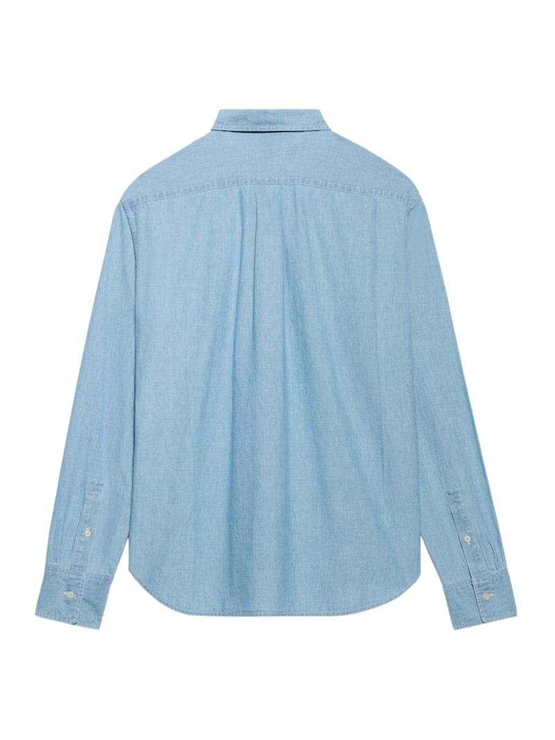 Celine Men Cotton Denim Shirt CELINE