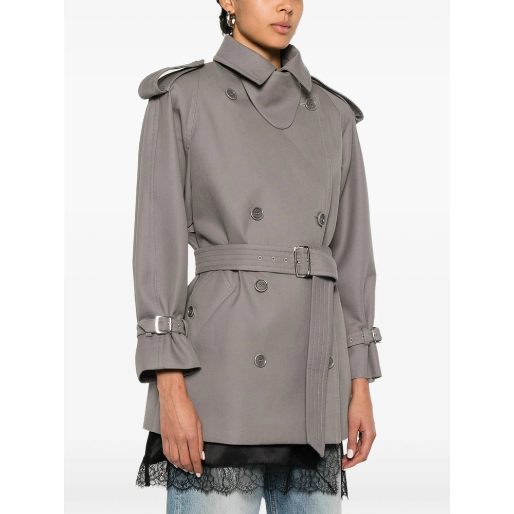 Max Mara Grey Coats - Trench & Raincoats Women MAX MARA