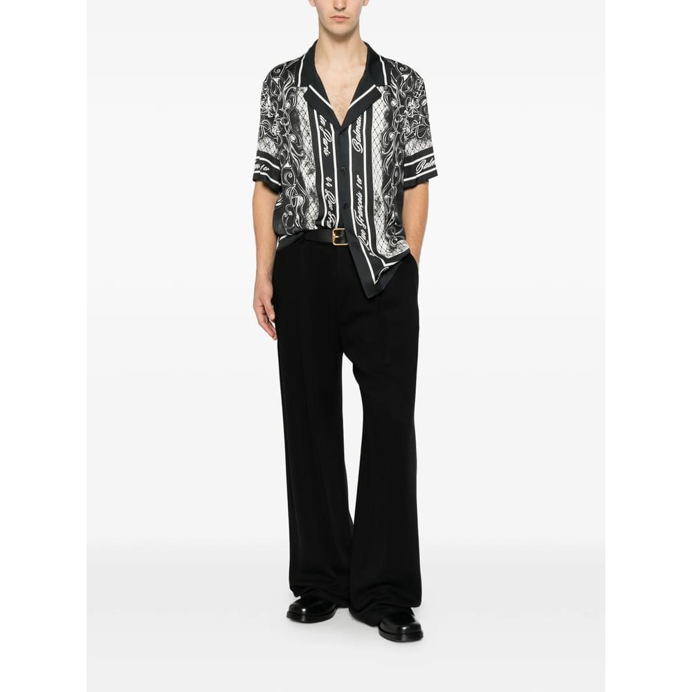Balmain Black Shirts Men BALMAIN