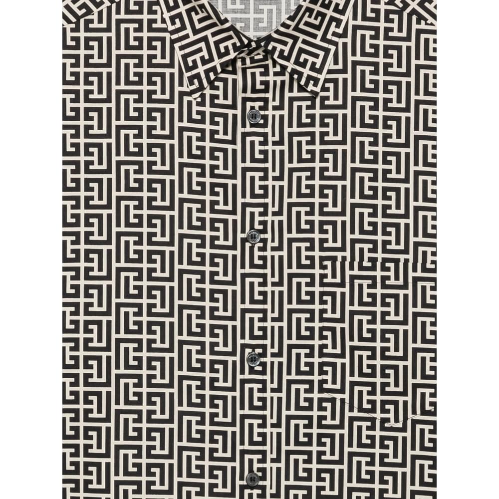 Balmain Black Shirts Men BALMAIN