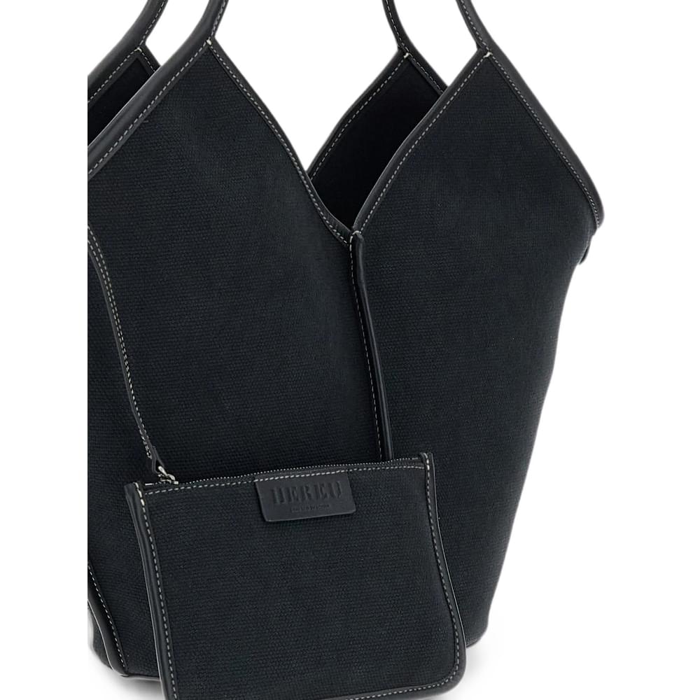 Hereu Black Tote Bags Women HEREU