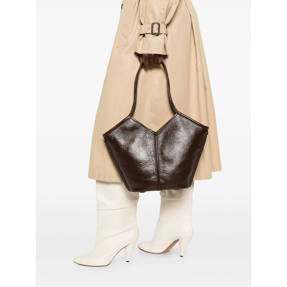 Hereu Brown Tote Bags Women HEREU